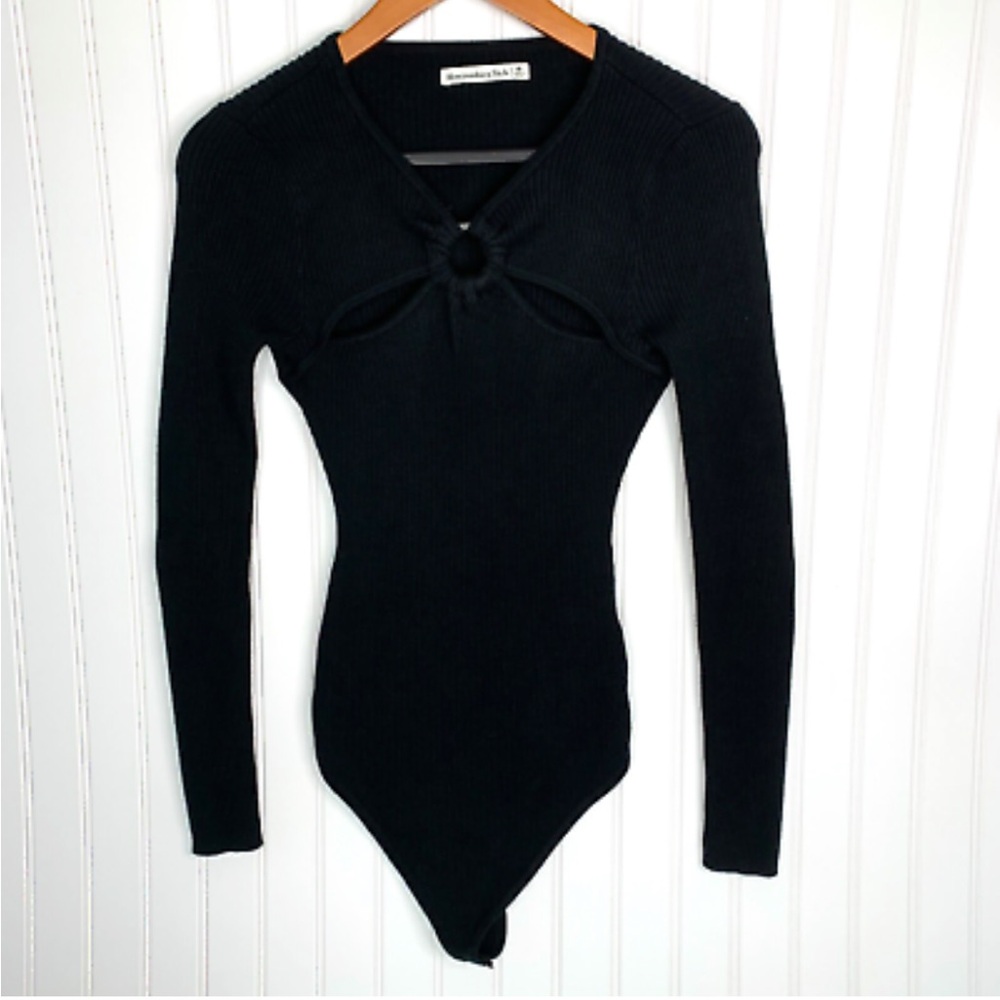 Black Long Sleeve Bodysuit